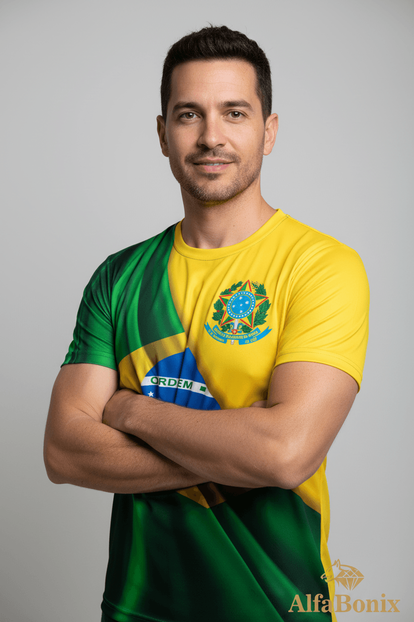 Camiseta Origens Brasil - Vista Frontal