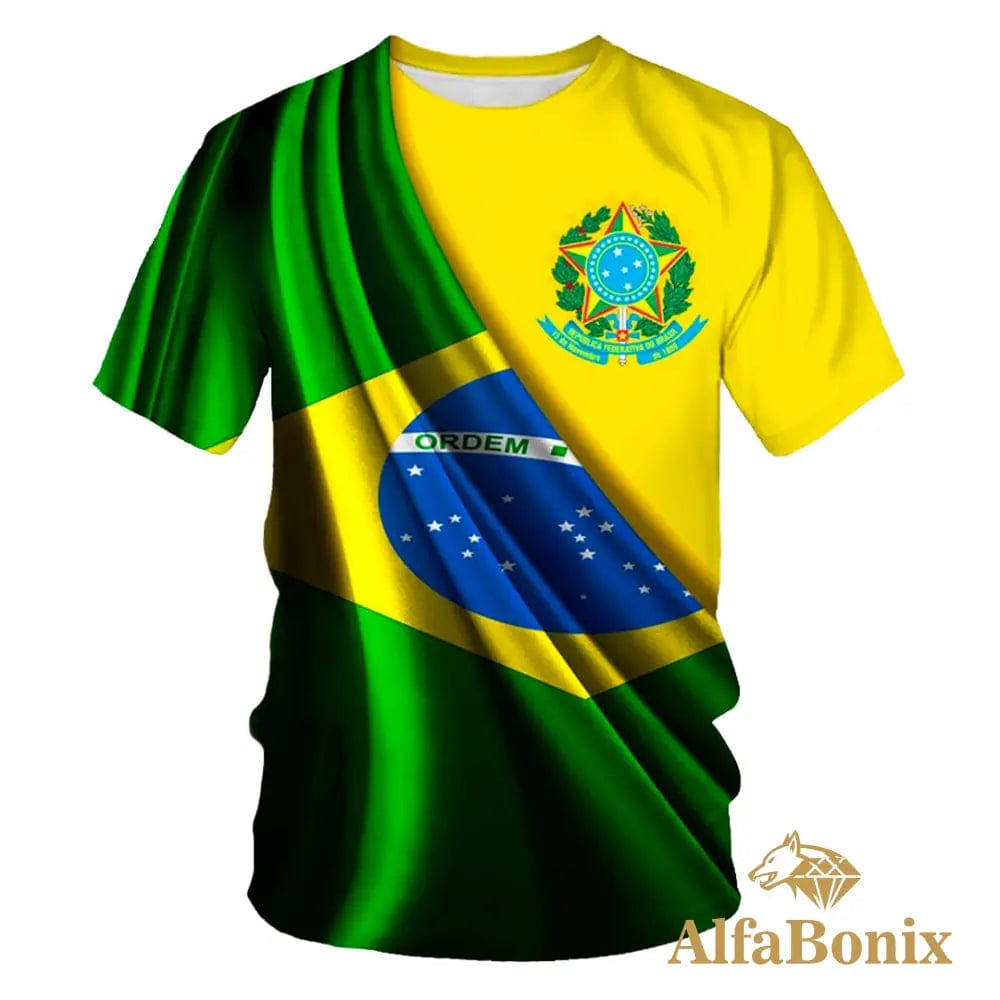Camiseta Origens Brasil - Verde